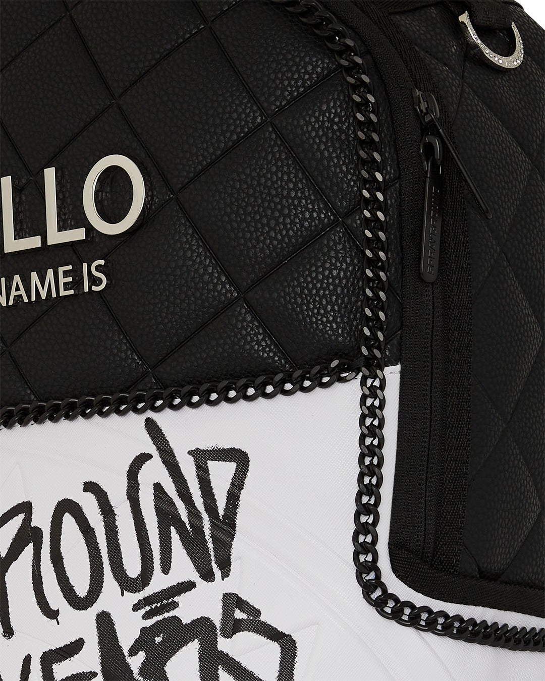 HELLO MY NAME IS 15 YEARS QUILTED BACKPACK