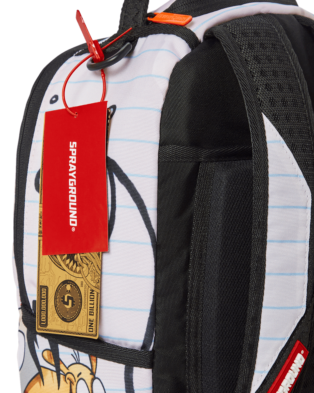 Sprayground Backpack SPONGEDOODLEBOB EATING White