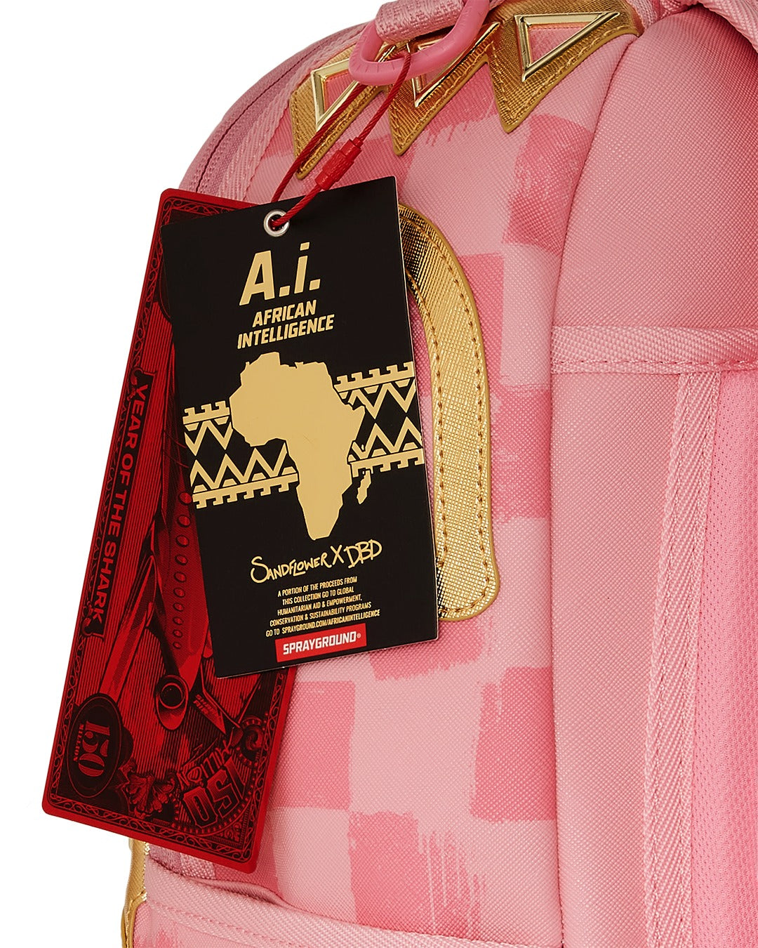 AI PINK SMUDGE DLXSF BACKPACK