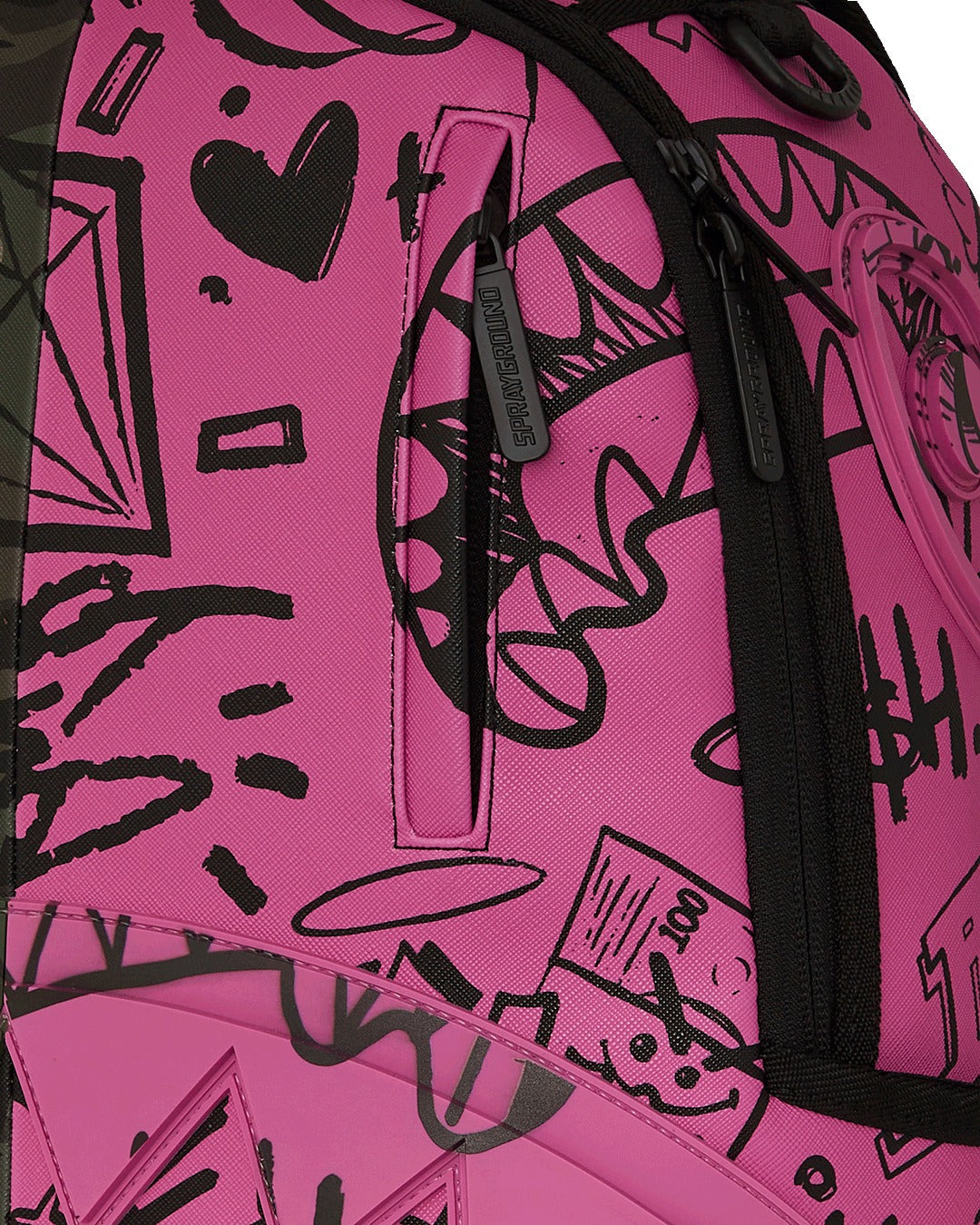 SPLIT PINK AND CAMO DLX BACKPACK