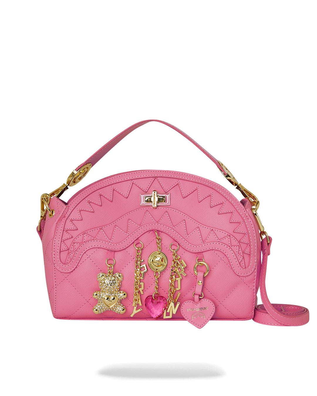 HANGING CHARMS HANDBAG