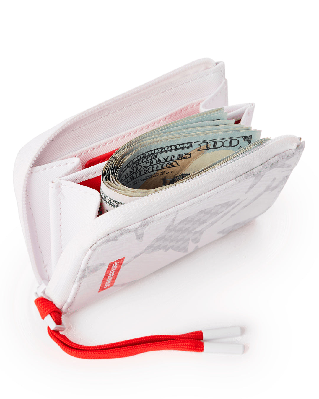 White Shark Pattern Wallet