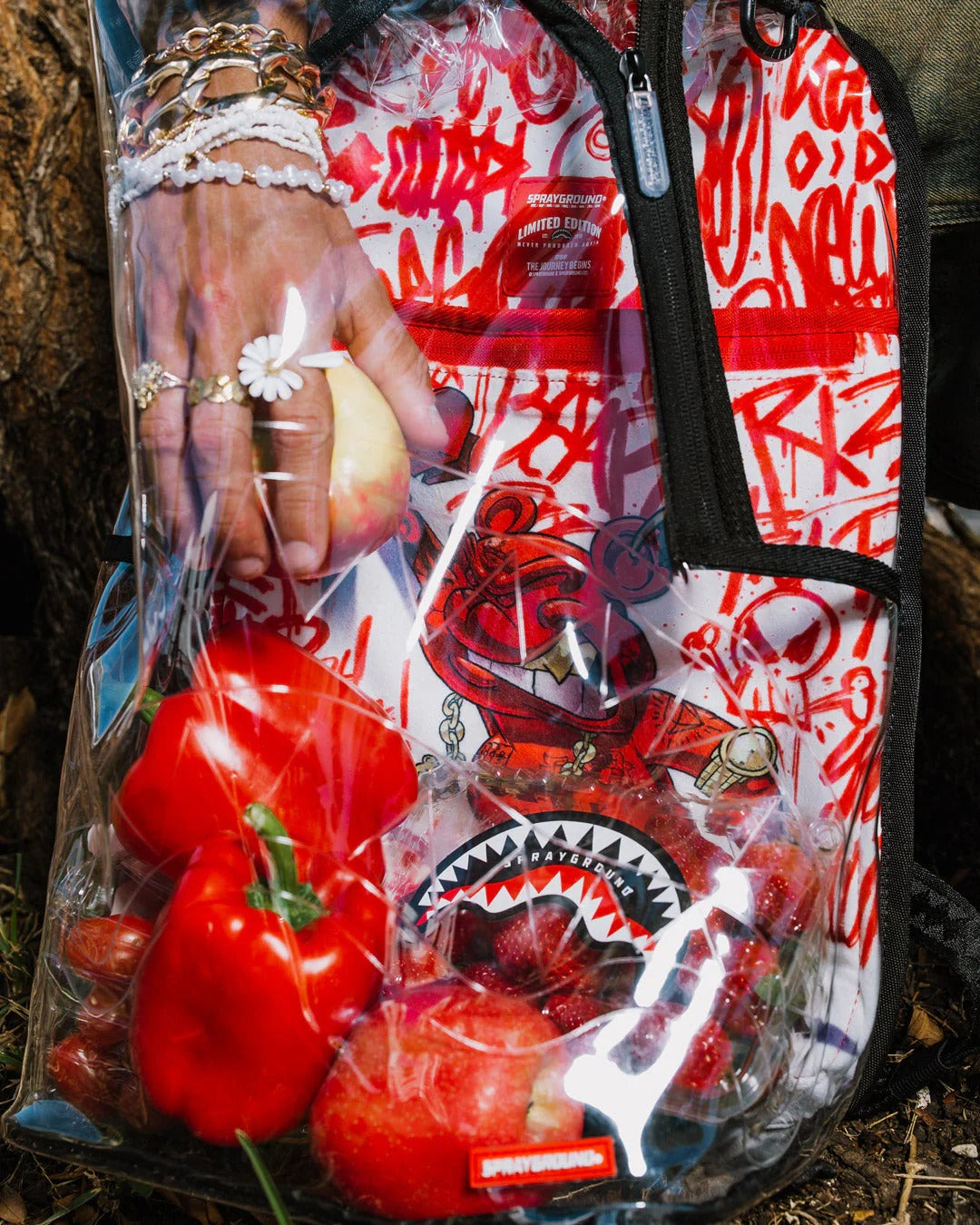 BEAR GRILLS DLX CLEAR BACKPACK