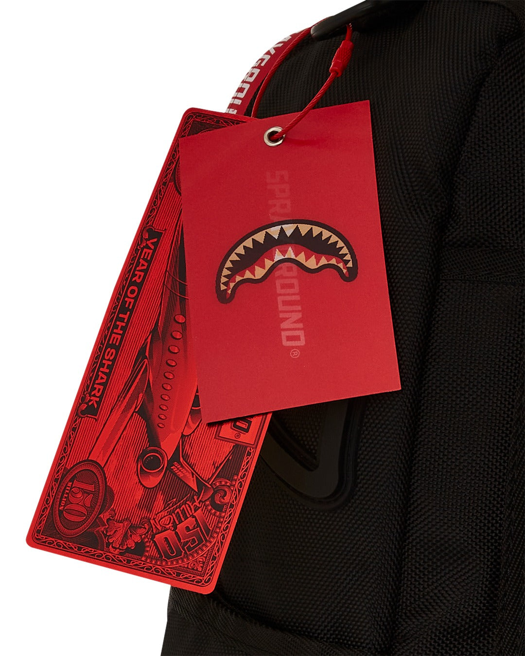 PRINTED ZIPPER SHARK DLXR BACKPACK