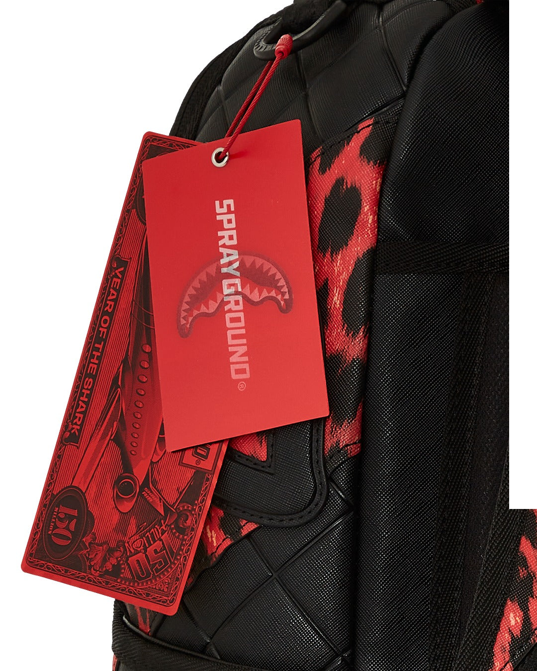 RED LEOPARD PUFFER DLX BACKPACK