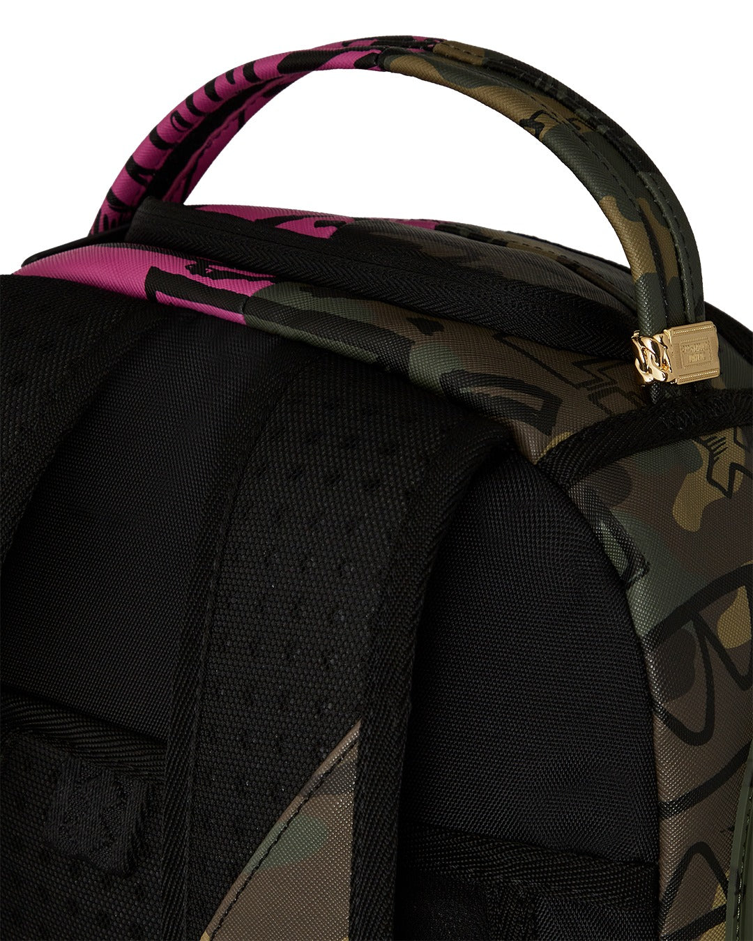 SPLIT PINK AND CAMO DLX BACKPACK