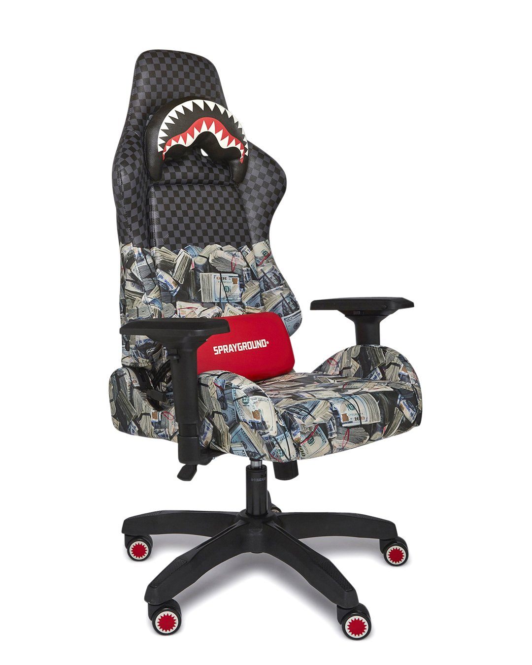 Sprayground Gaming chairs CHECKERED MONEY CHAIR Black