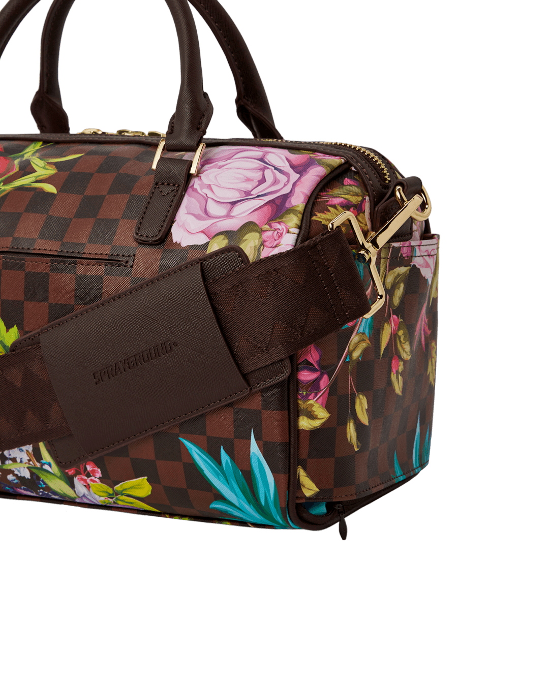 Sprayground Bag GARDEN OF SHARKS MINI DUFFLE Brown