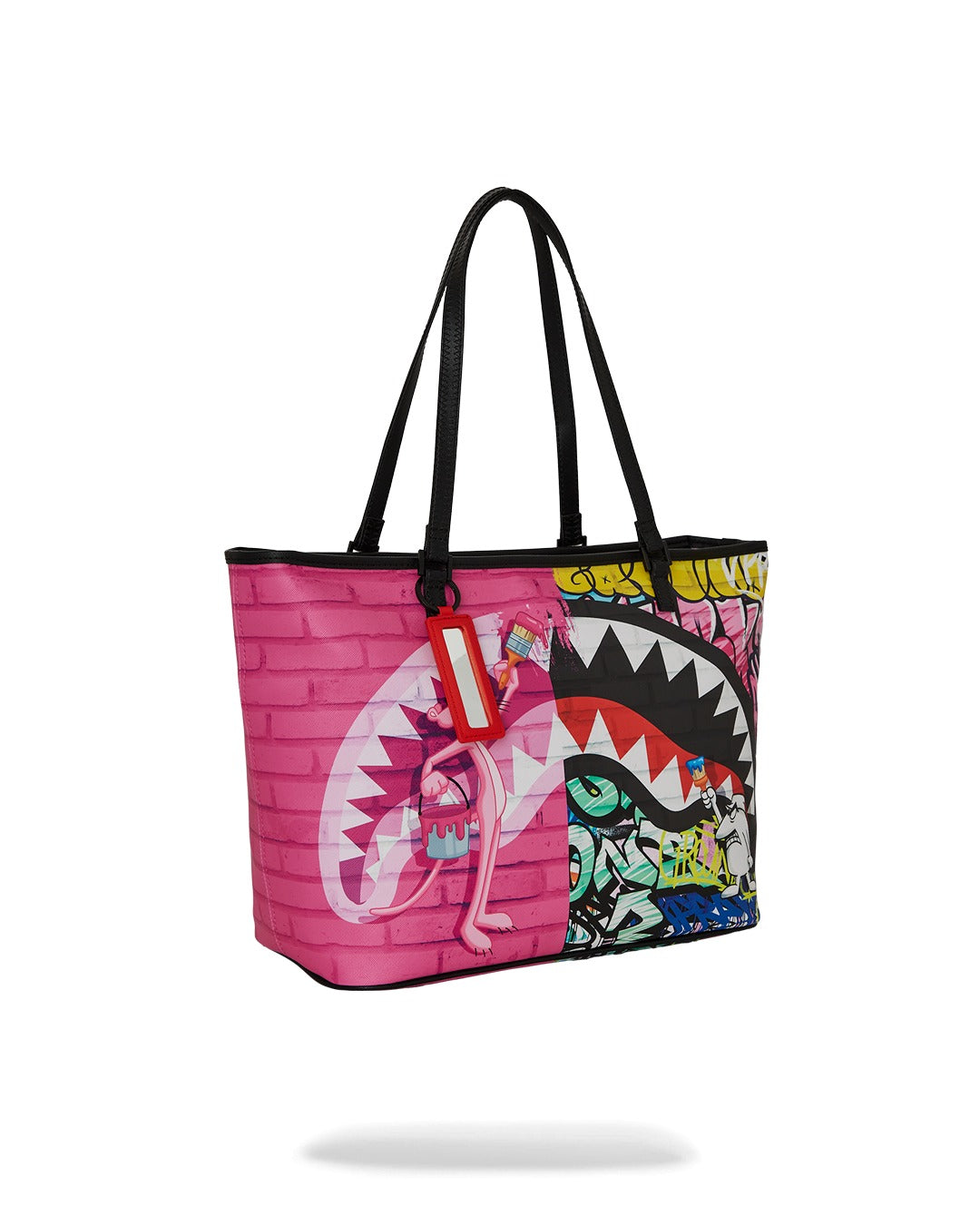 PINK PANTHER PAINTING TOTE