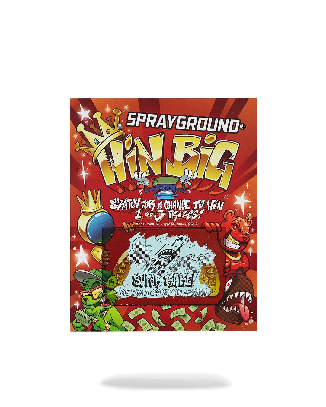 SCRATCH OFF CARD DLXR BACKPACK