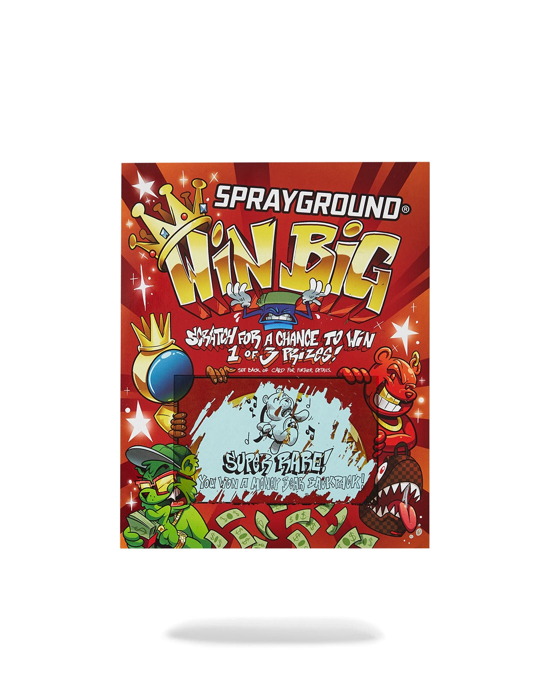 SCRATCH OFF CARD DLXR BACKPACK