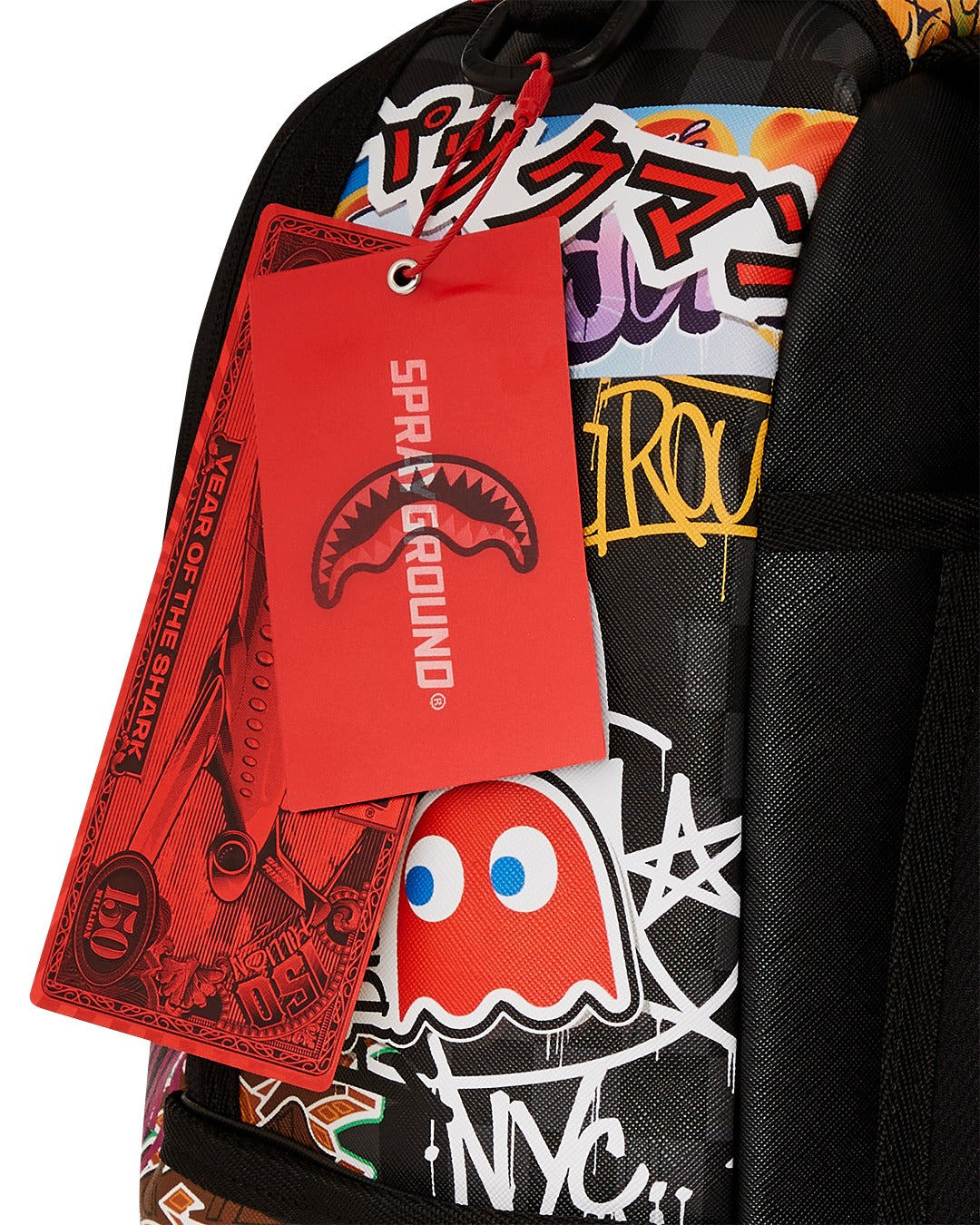 PACMAN STICKERS DLXSV BACKPACK
