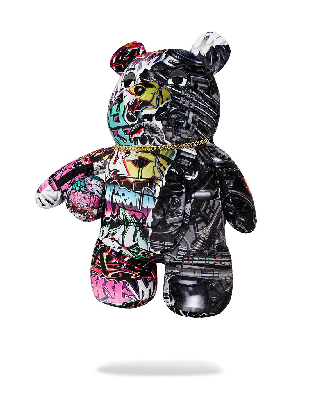 SPLIT CYBERSHARK MONEYBEAR TEDDY BEAR