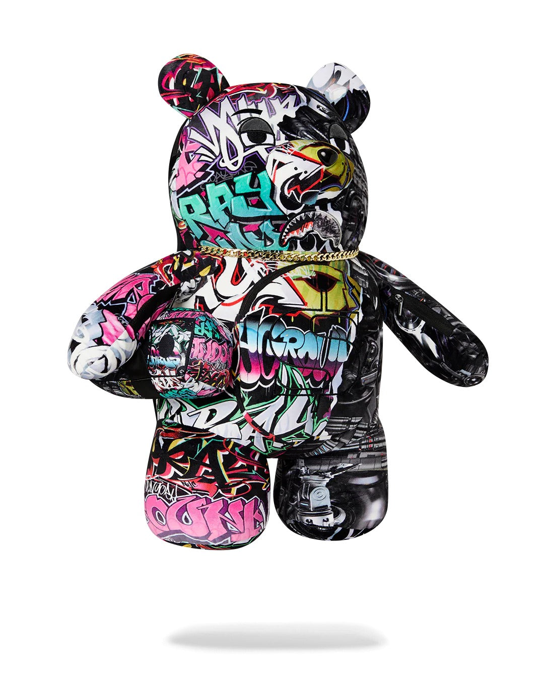 SPLIT CYBERSHARK MONEYBEAR TEDDY BEAR