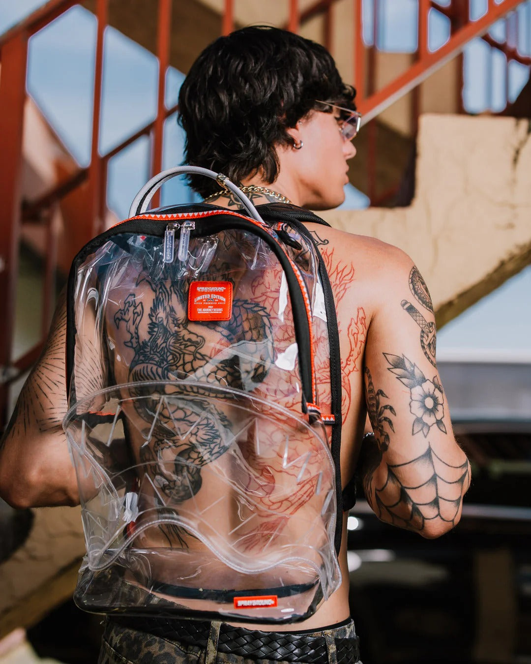 VSM PIPING DLX CLEAR BACKPACK