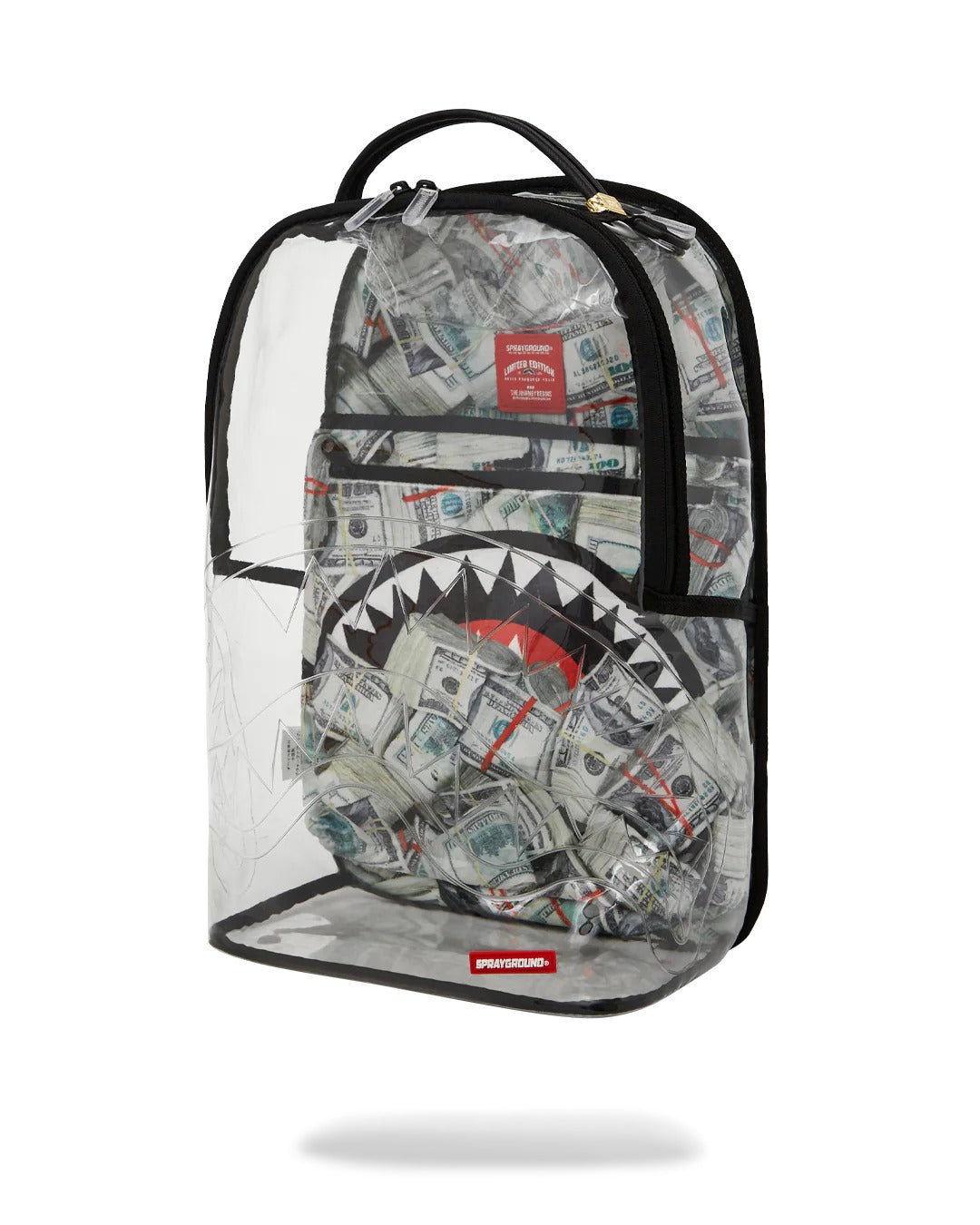 MONEY PILE DLXS CLEAR BACKPACK