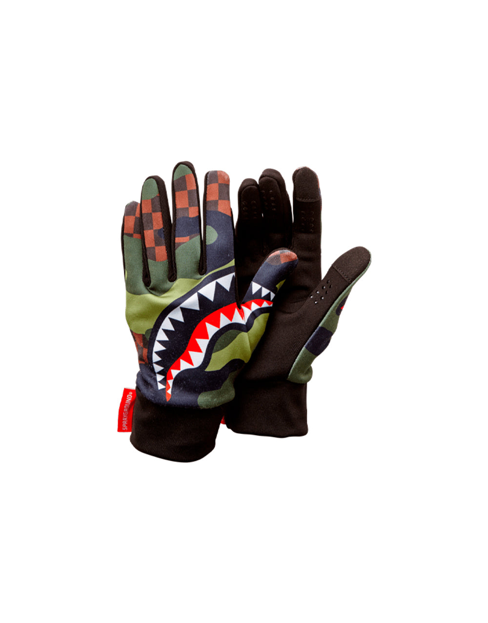 Checkered Camo Gloves