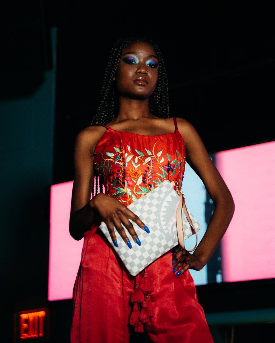 Sprayground Pochette ROSE ALL DAY LA PALAIS POUCHETTE White