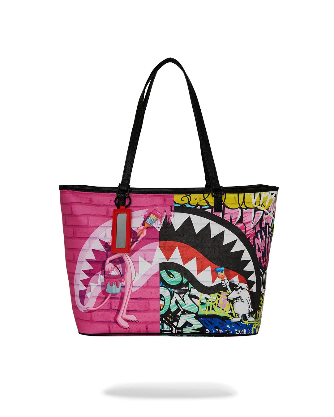 PINK PANTHER PAINTING TOTE